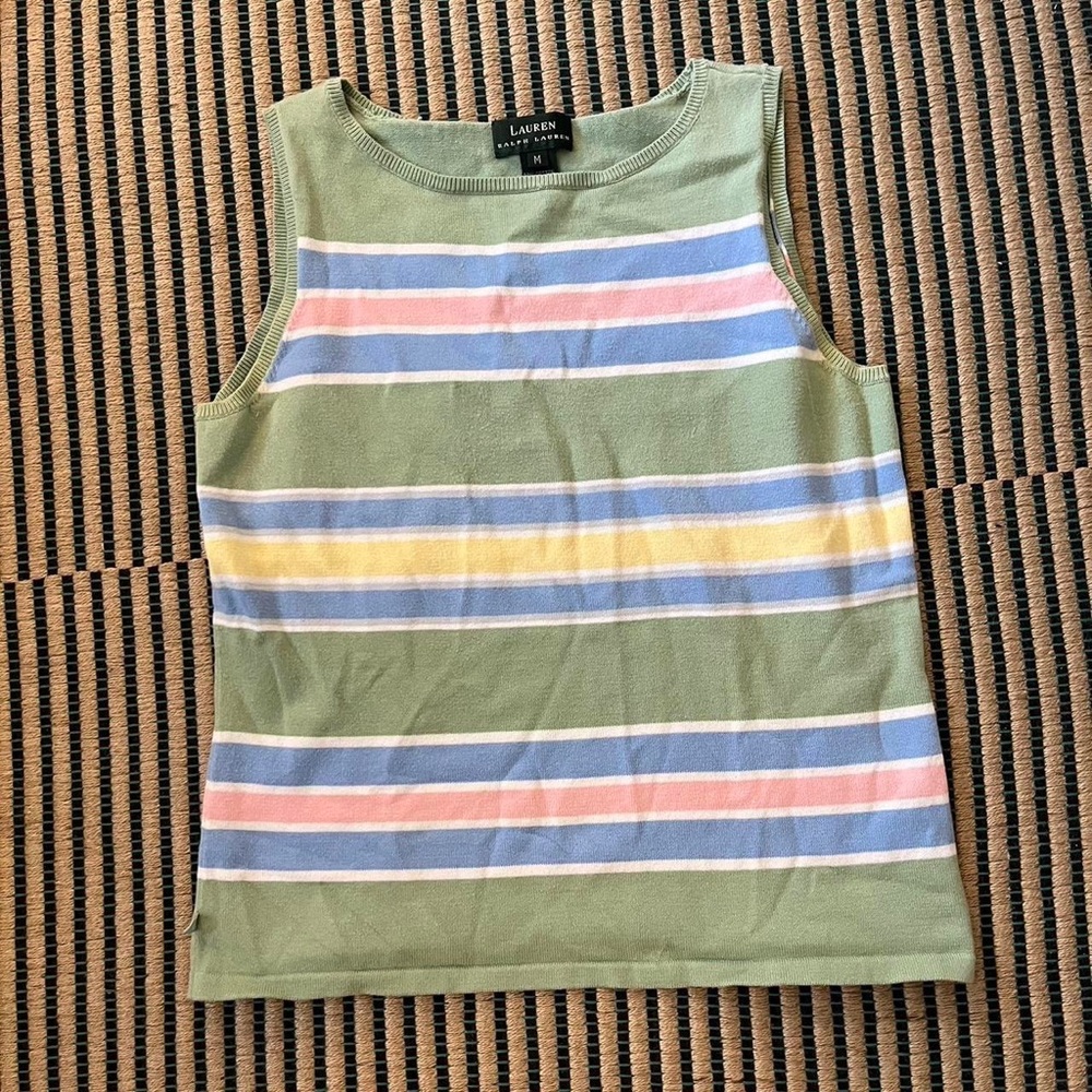 Vintage Ralph Lauren knit tank